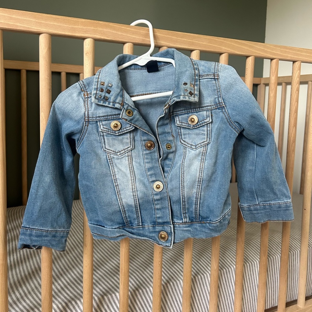 ZARA // toddler denim jacket